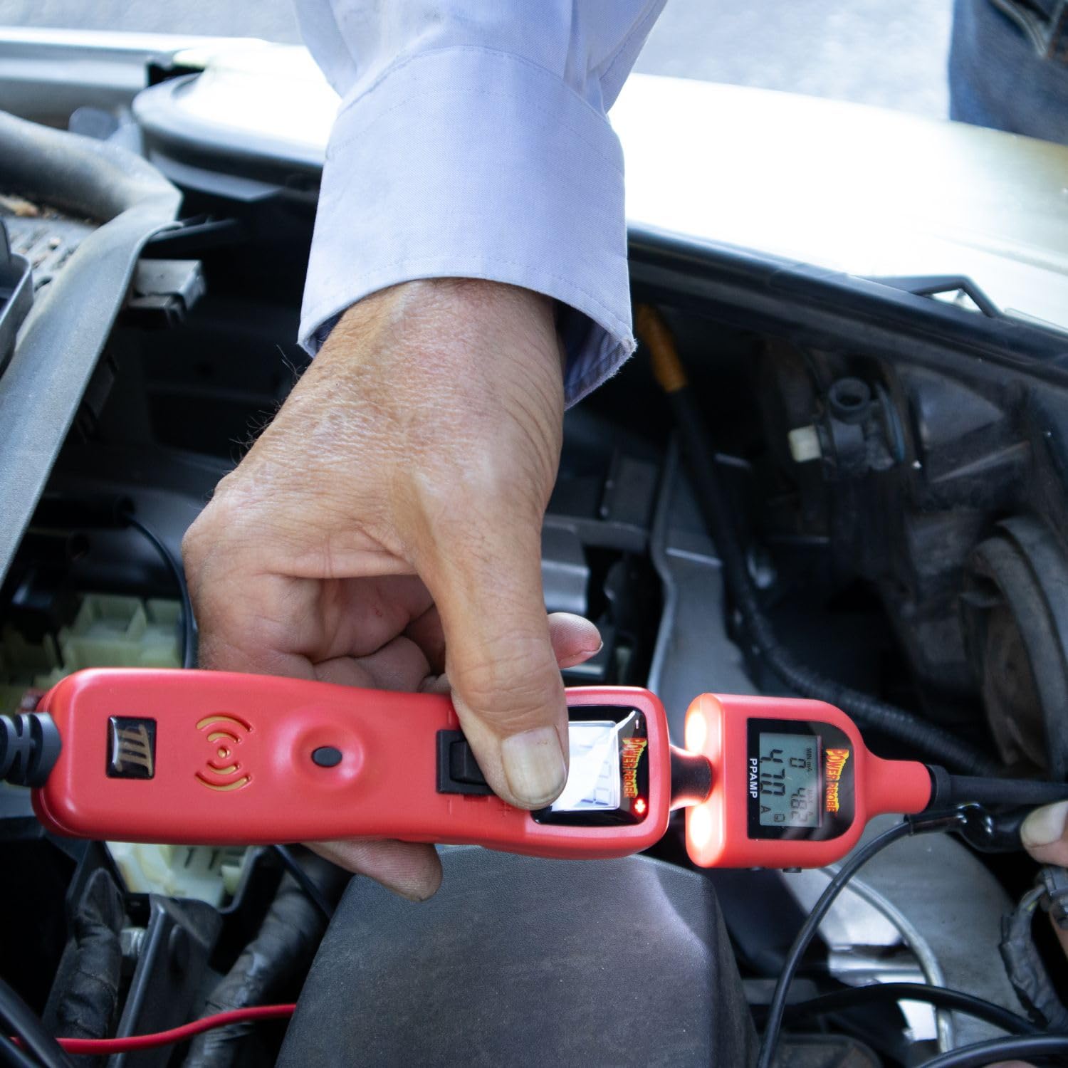 Power Probe Master Kit with Power Probe 4, ECT3000 Short Tracer, Amp Adapter Tip, and Pulse Modulation Width Tip for Easy Automotive Electrical Diagnoses - Image 5