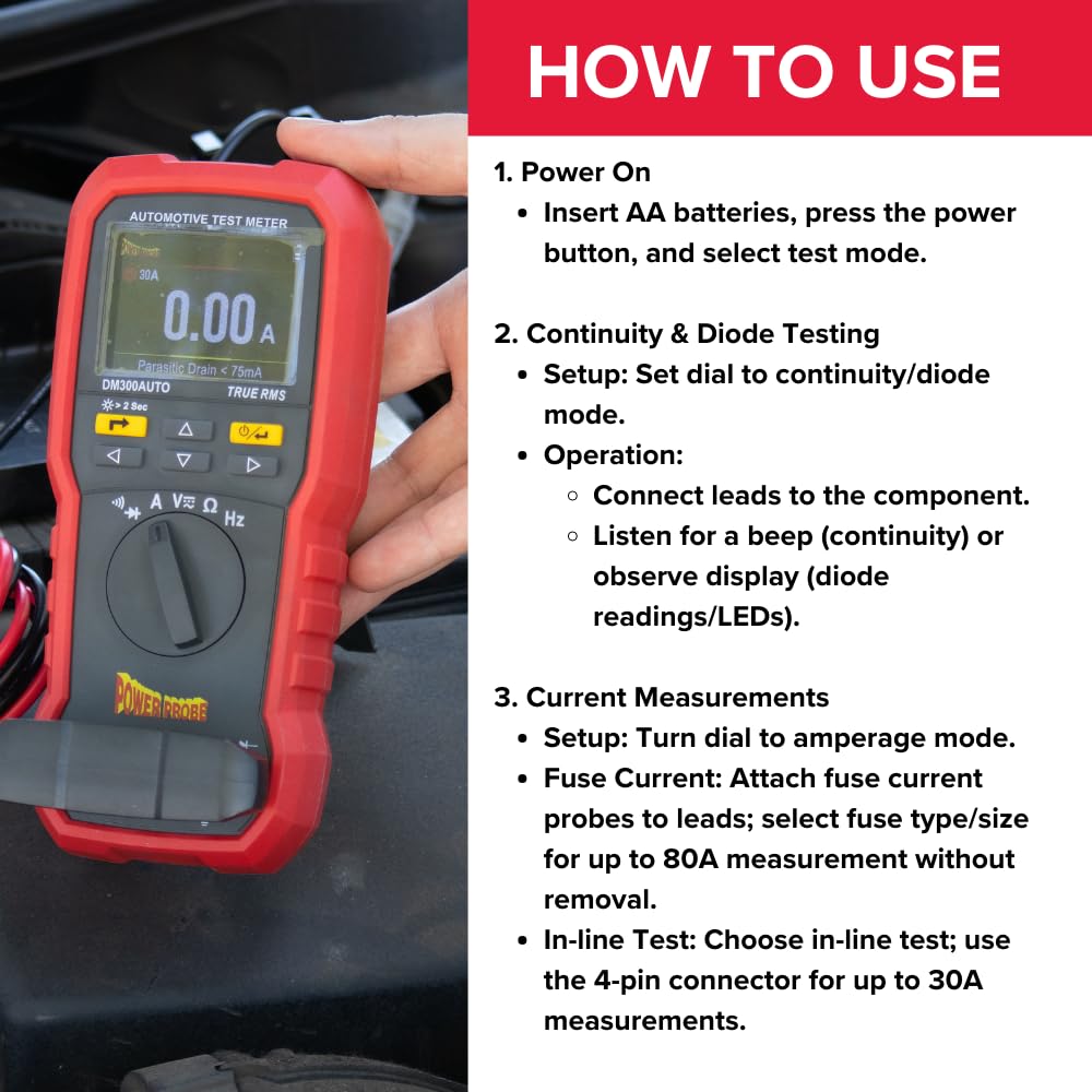 Power Probe DM300AUTO - Digital Multimeter - Image 5
