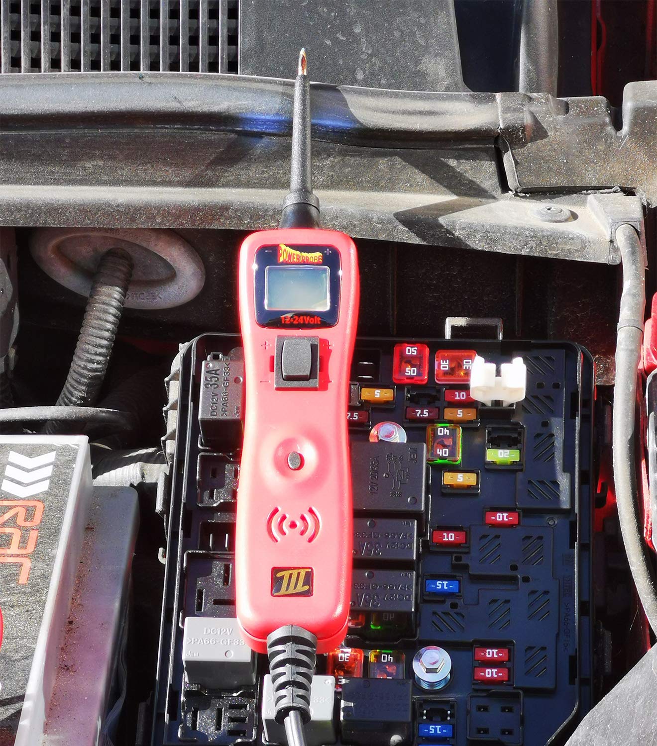 Power Probe III Clamshell - Red (PP3CSRED) [Car Automotive Diagnostic Test Tool, Digital Volt Meter, AC/DC Current Resistance, Circuit Tester] - Image 5