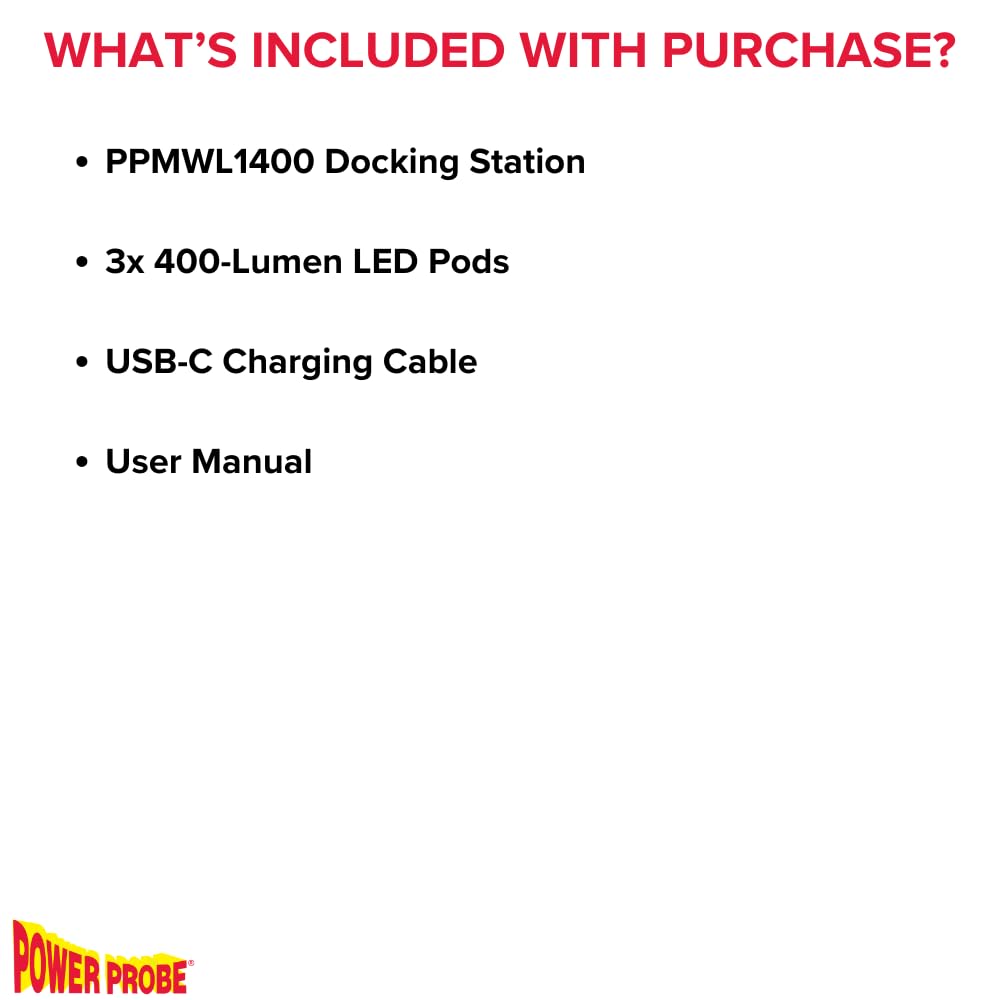 Power Probe III Electrical Kit with Modular LED Work Light Bundle - Image 9