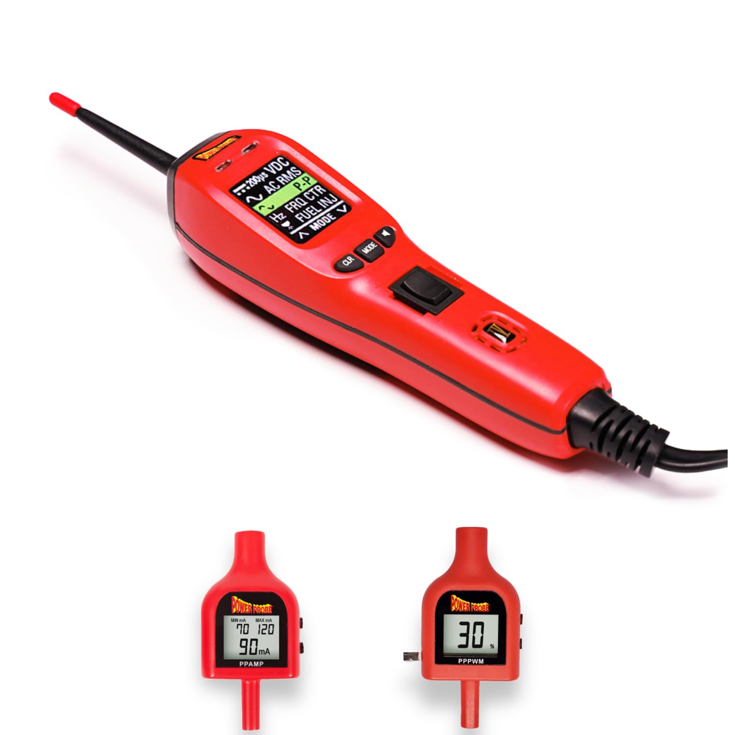 Power Probe Kit with Power Probe 4, Amperage Adapter Tip, and Pulse Modulation Width Adapter Tip for Automotive Electrical Diagnoses - Image 7