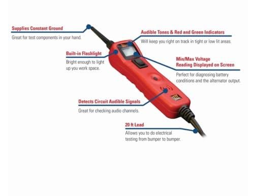 Power Probe Master Kit with Power Probe 3, ECT3000 Short Tracer, Amp Adapter Tip, and Pulse Width Adapter Tip - Image 5
