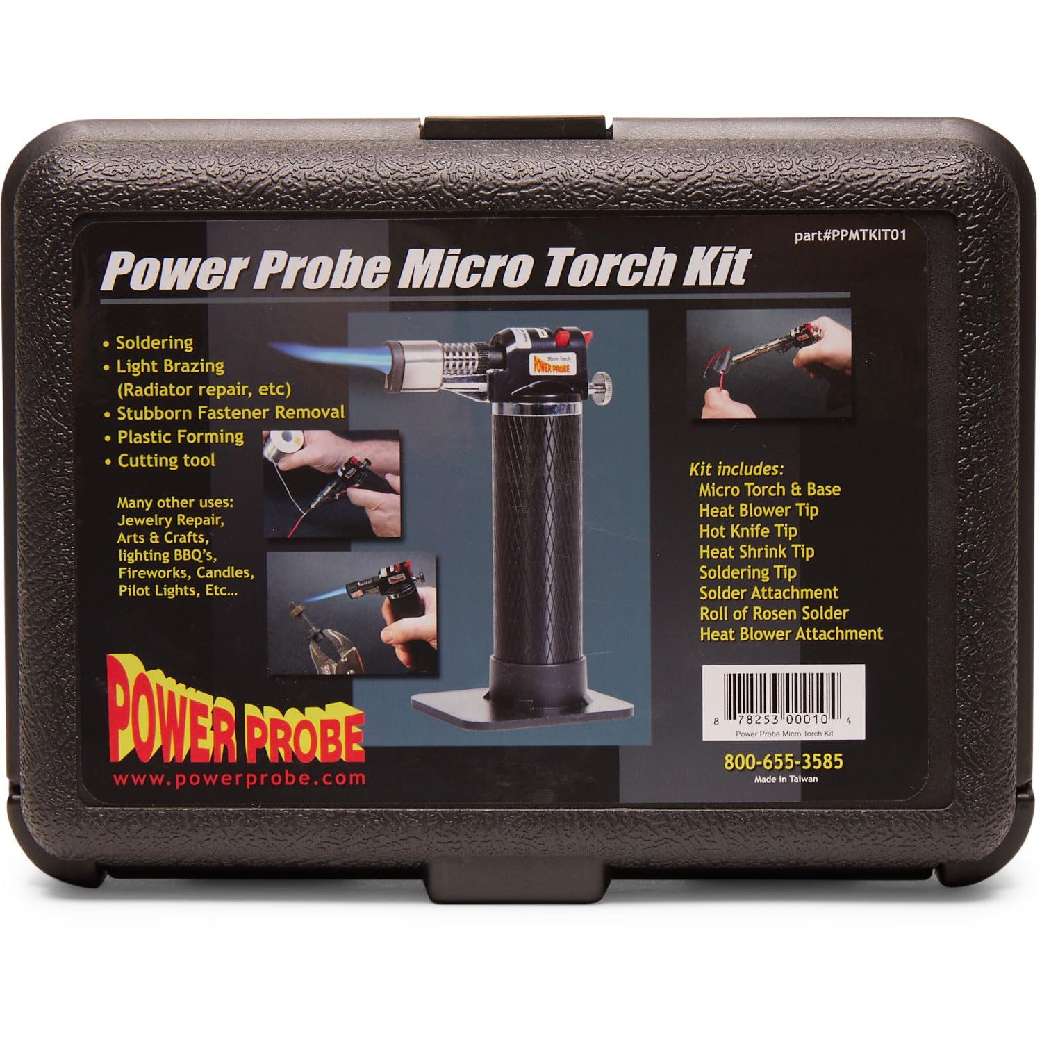 Power Probe PPMTKIT01 Micro Torch Kit , Black - Image 3